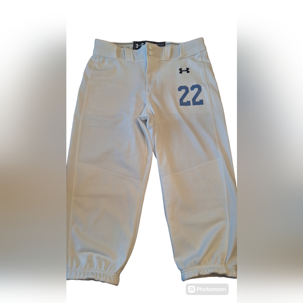 New Under Armour white softball pants, Small